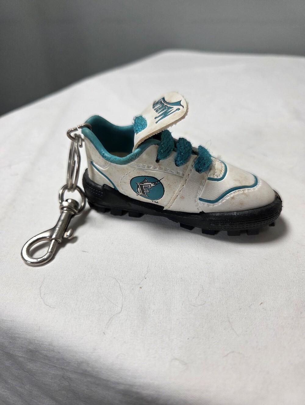 vintage 1992 Florida Marlins baseball cleat keychain